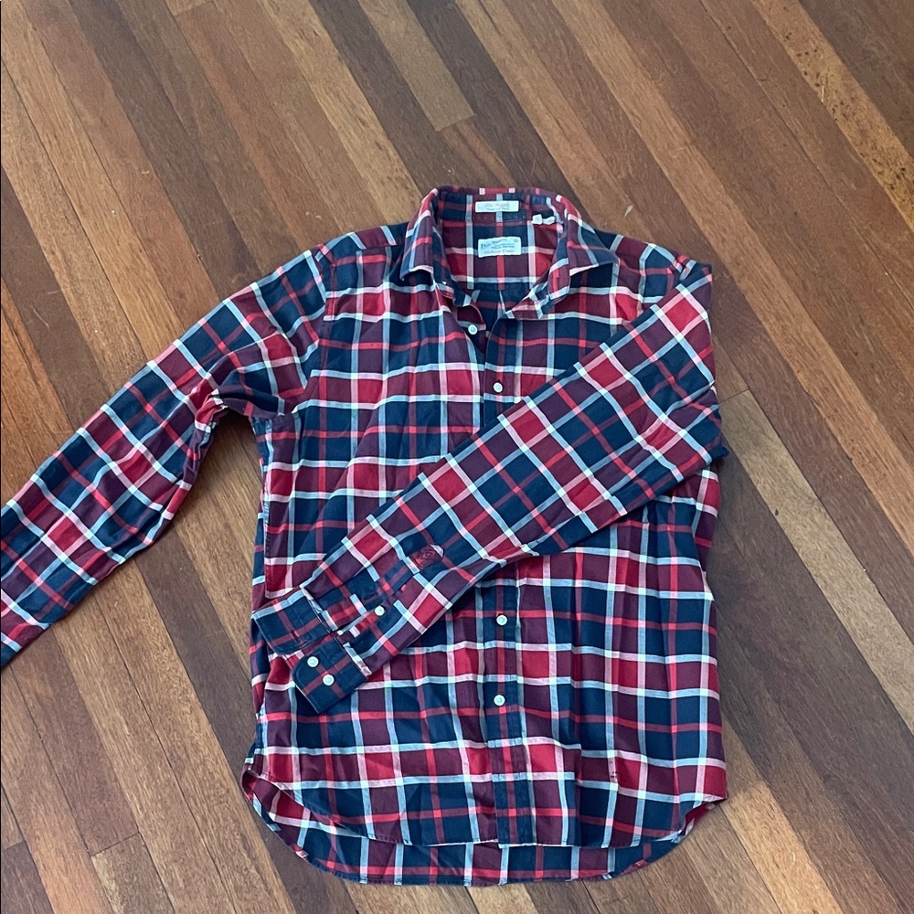 Gant Red and Blue Checkered Casual Shirt